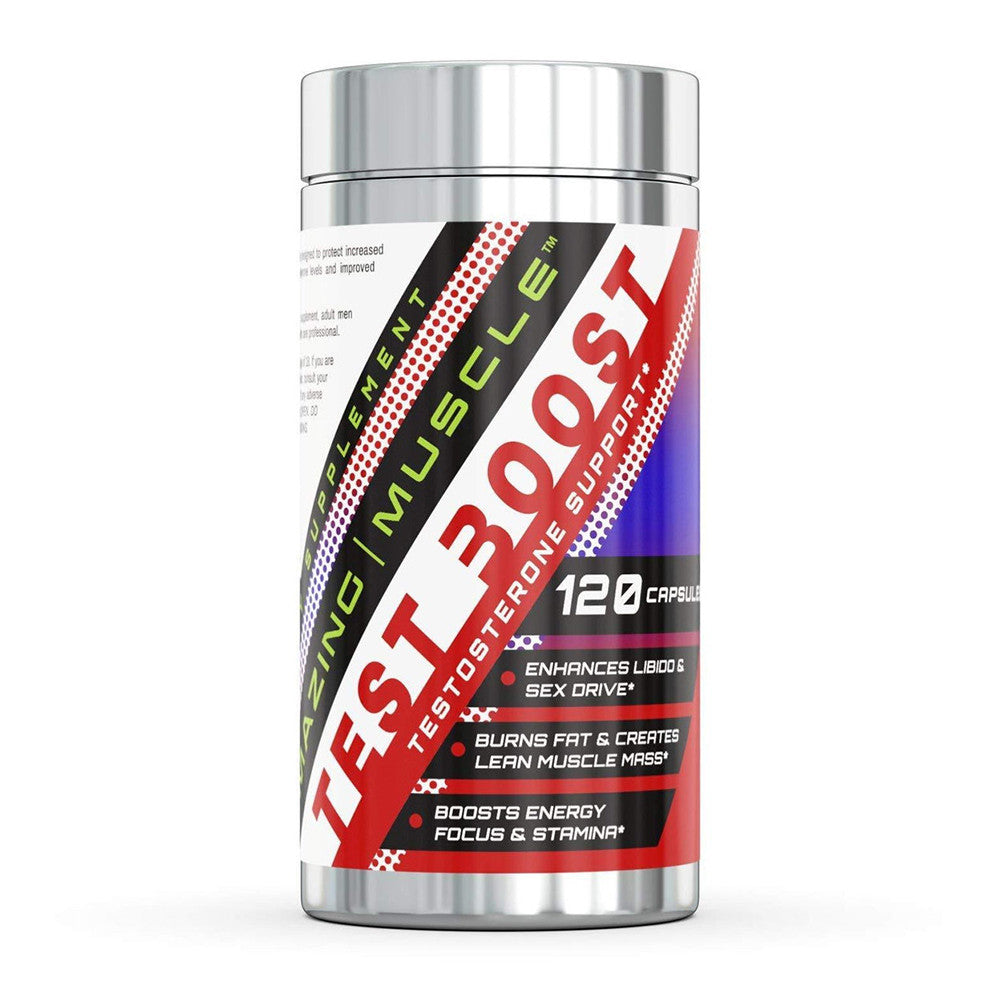 Amazing Nutrition Amazing Muscle Test Boost Testosterone Support Capsules, 120 Ea